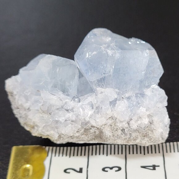 Celestite Crystal Cluster Mineral Raw - Picture 8 of 8